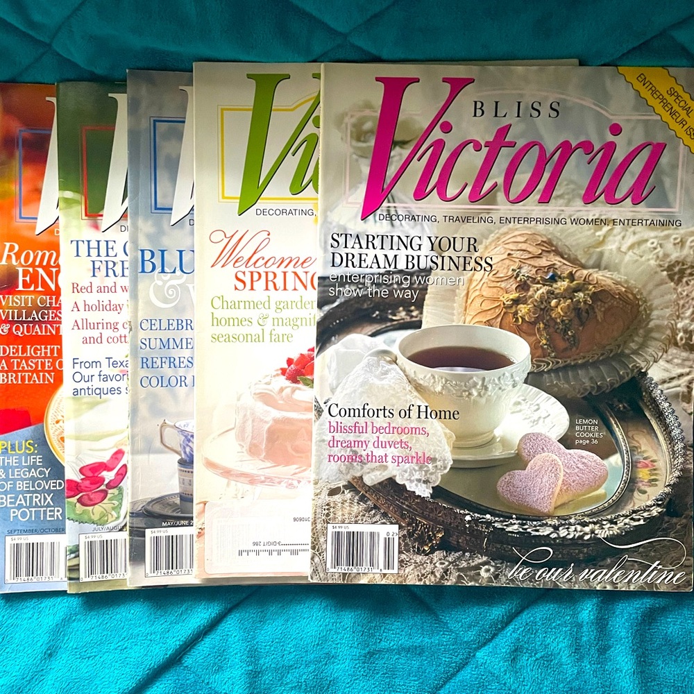 Victoria Magazine Collection. Five total from 2010.